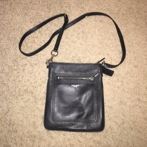 Coach cross body leather purse